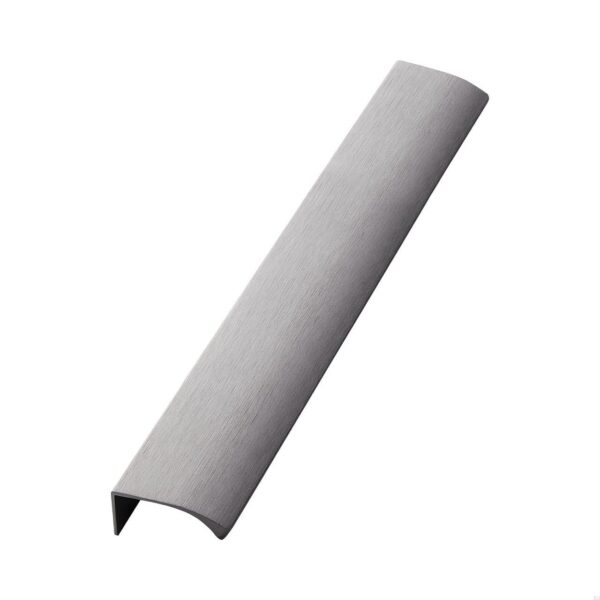 Uchwyt meblowy krawędziowy Edge Straight 350 Aluminiowy Antracyt Szczotkowany