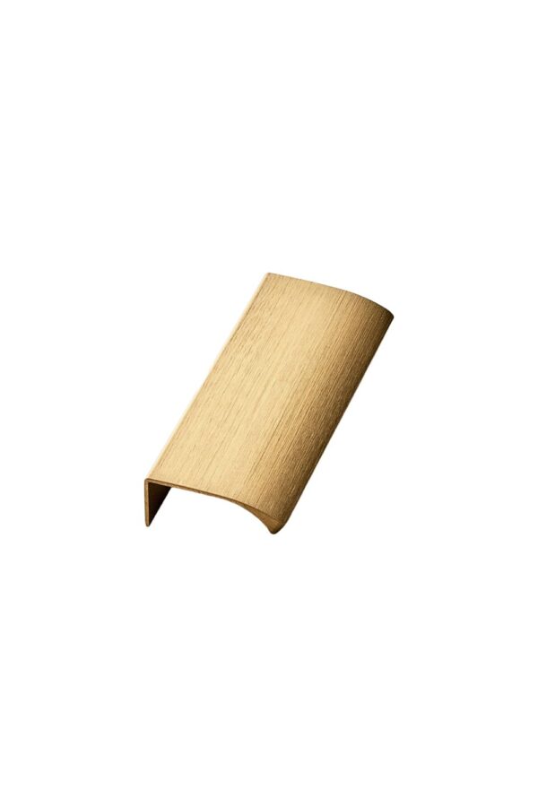 Uchwyt meblowy krawędziowy Edge Straight 600 Aluminiowy Ciemny Złoty Szczotkowany