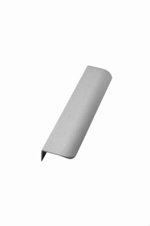 Uchwyt meblowy krawędziowy Edge Round 200 Aluminiowy Srebrny