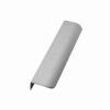 Uchwyt meblowy krawędziowy Edge Round 350 Aluminiowy Srebrny