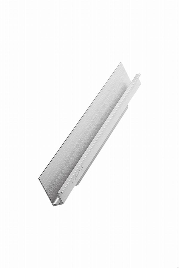 Uchwyt meblowy krawędziowy Wall 10 896 Aluminiowy Srebrny Szczotkowany