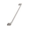 Uchwyt meblowy podłużny 256+288 Doppia Aluminiumowy Srebrny