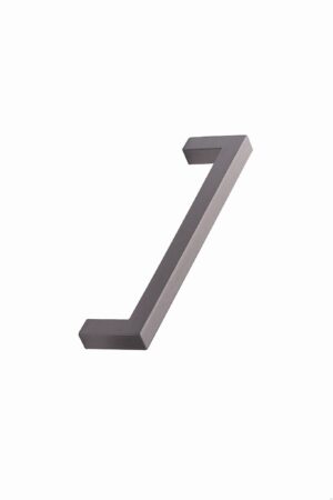 Uchwyt meblowy podłużny Square 10 128 Aluminiowy Antracyt Szczotkowany