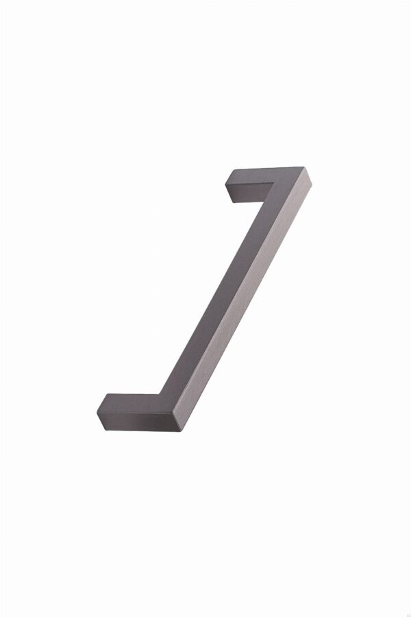 Uchwyt meblowy podłużny Square 10 128 Aluminiowy Antracyt Szczotkowany