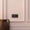 Kew Gniazdo USB-C 30 W i Schuko typu F x 2 w podwójnej ramce – Brąz, Czarny