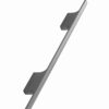 Uchwyt meblowy podłużny Tau 160 Aluminiowy Antracytowy Szczotkowany