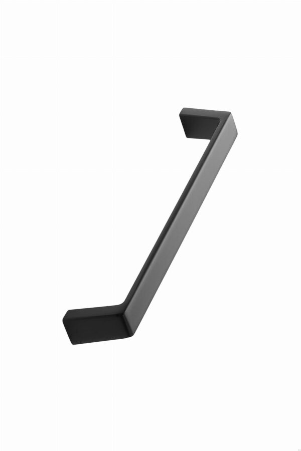 Uchwyt meblowy podłużny Seam 160 Aluminiowy Czarny Matowy