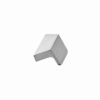 Uchwyt meblowy podłużny Envelope 32 Aluminiowy Srebrny