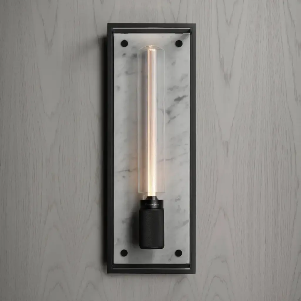 Lampa ścienna Caged Cross L – Biały