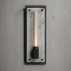 Lampa ścienna Caged Cross L – Biały