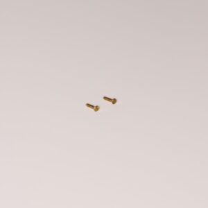 Rozeta z osłoną 2,8 mm x 13,5 mm Wkręty samogwintujące do drewna x2 – Antyczny mosiądz