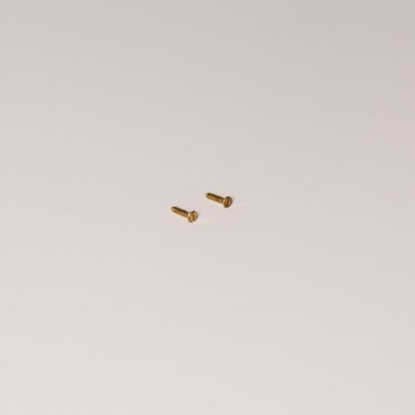 Rozeta z osłoną 2,8 mm x 13,5 mm Wkręty samogwintujące do drewna x2 – Antyczny mosiądz