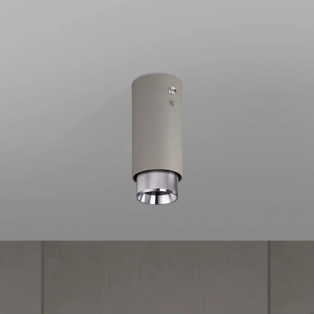 Lampa sufitowa punktowa Exhaust Cross Szara ze m – Szary
