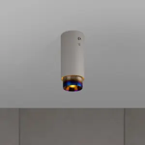 Lampa sufitowa punktowa Exhaust Linear Szara z Paloną ą – Niebieski