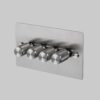 Ściemniacz LED Cross 4G 120W Standard Brytyjski – Srebrny (UK)