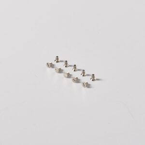 Kew M3.5 x 5mm front plate screws x10 – Polerowany nikiel