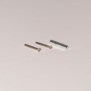 Wkręty do drewna z łbem płaskim i łbem stożkowym M5 x 60 mm – Nikiel