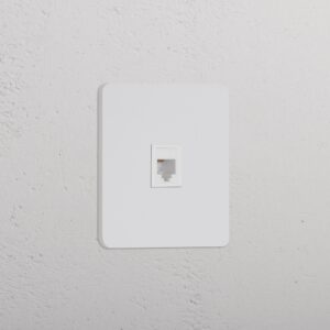 Grove Gniazdo RJ45 w pojedynczej ramce – Do malowania, Biały