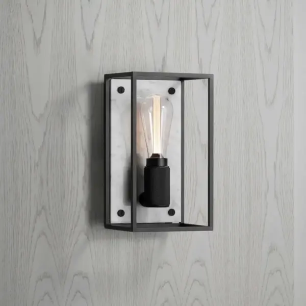 Lampa ścienna Caged Cross M – Biały