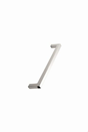 Uchwyt meblowy podłużny Square 10 96 Metalowy Srebrny Chromowany