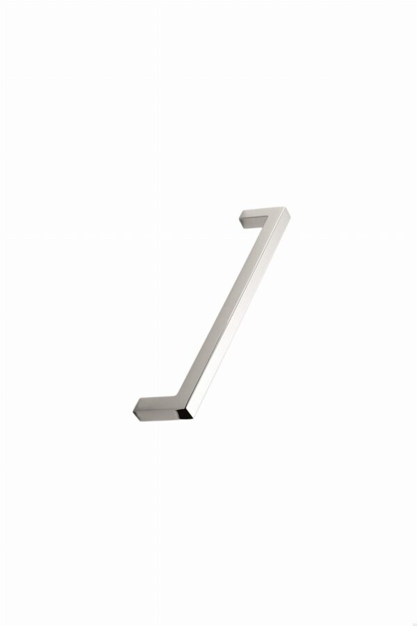 Uchwyt meblowy podłużny Square 10 96 Metalowy Srebrny Chromowany