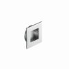 Uchwyt meblowy wpuszczany Inn 50 Metalowy Srebrny Chromowany Matowy
