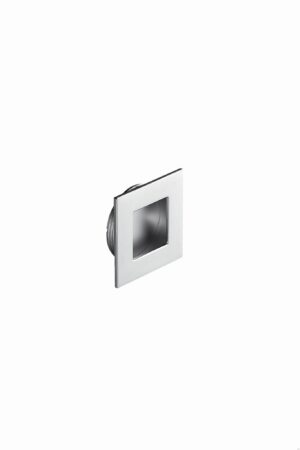 Uchwyt meblowy wpuszczany Inn 50 Metalowy Srebrny Chromowany Matowy