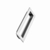 Uchwyt meblowy wpuszczany Inn 160 Metalowy Srebrny Chromowany Matowy