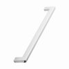 Uchwyt meblowy podłużny Flat 256 Metalowy Srebrny Chromowany