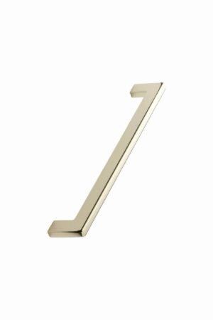Uchwyt meblowy podłużny Flat 256 Metalowy Złoty Polerowany