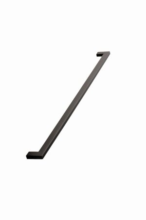 Uchwyt meblowy podłużny Flat 448 Metalowy Czarny Matowy