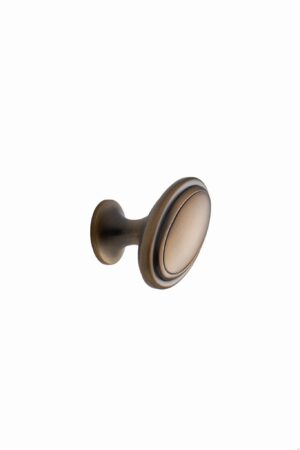 Gałka meblowa Oval 60 Metalowa Antyczna Złota