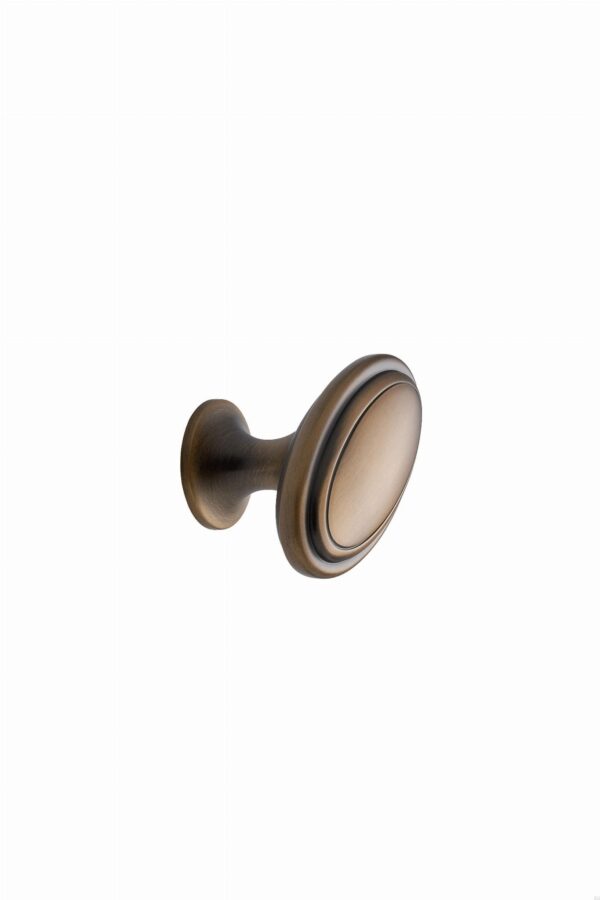 Gałka meblowa Oval 60 Metalowa Antyczna Złota