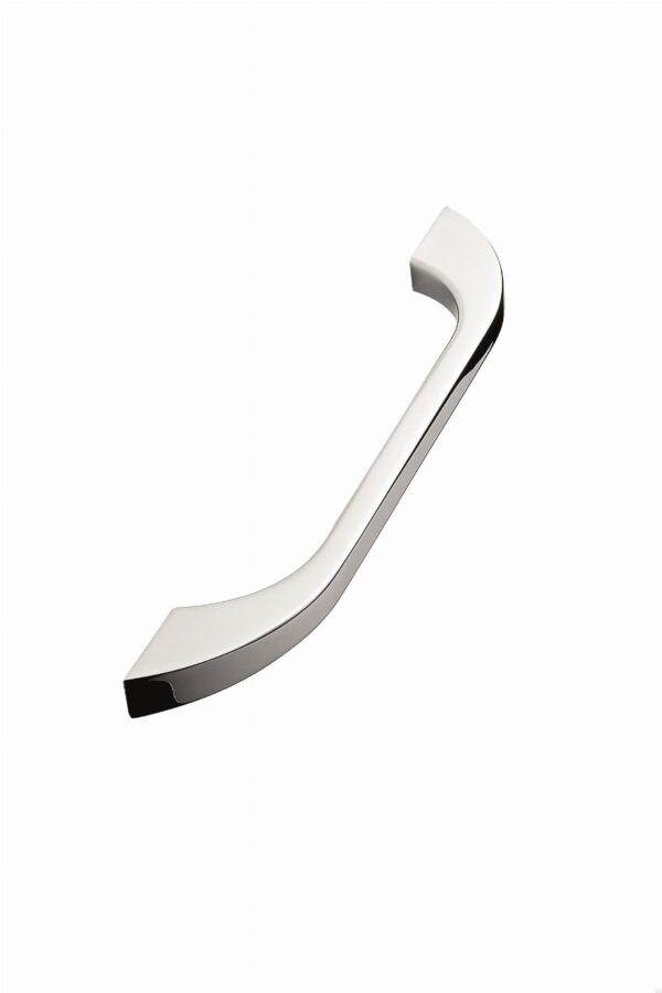 Uchwyt meblowy podłużny Slim 160 Metalowy Srebrny Chromowany