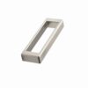 Uchwyt meblowy podłużny Cubico 96 Metalowy Srebrny