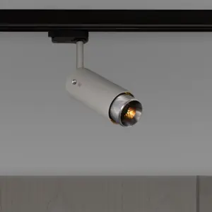 Lampa szynowa punktowa Exhaust Cross Szara ze m – Szary