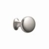 Gałka meblowa Oval Simple W/O-Ring 26 Metalowa Srebrna