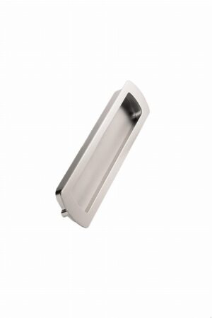 Uchwyt meblowy wpuszczany Lux 192 Metalowy Srebrny