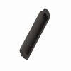 Uchwyt meblowy wpuszczany Lux 192 Metalowy Czarny Matowy