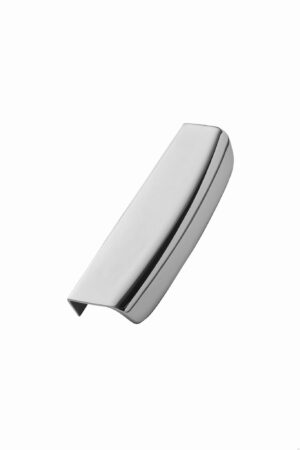 Uchwyt meblowy krawędziowy Wow 160 Metalowy Srebrny Chromowany