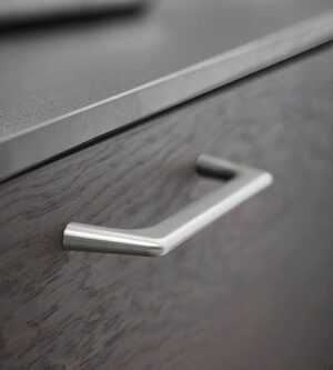 Uchwyt meblowy podłużny Vista 256 Metalowy Srebrny Szczotkowany
