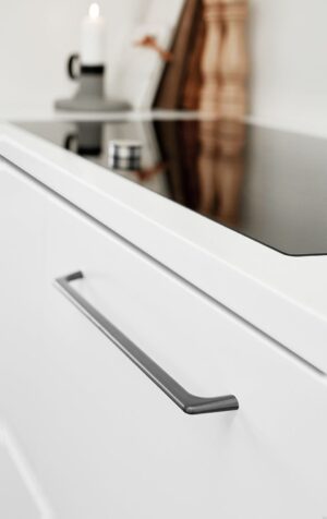 Uchwyt meblowy podłużny Vista 320 Metalowy Antracyt Szczotkowany