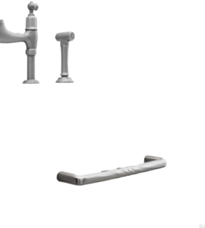 Uchwyt meblowy podłużny Shuffle 160 Metalowy Srebrny