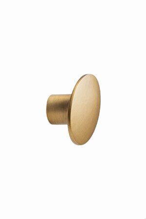 Gałka meblowa Dome W/O-Ring 49,8 Metalowa Złota Szczotkowana