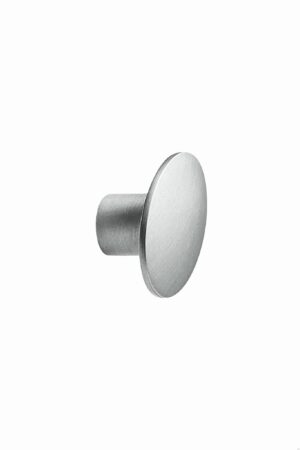 Gałka meblowa Dome W/O-Ring 49,8 Metalowa Srebrna