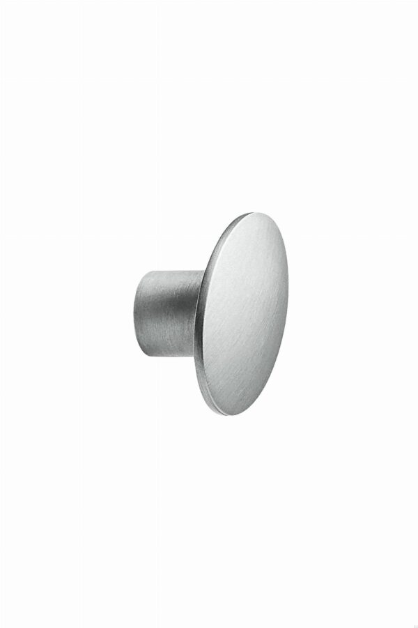 Gałka meblowa Dome W/O-Ring 49,8 Metalowa Srebrna