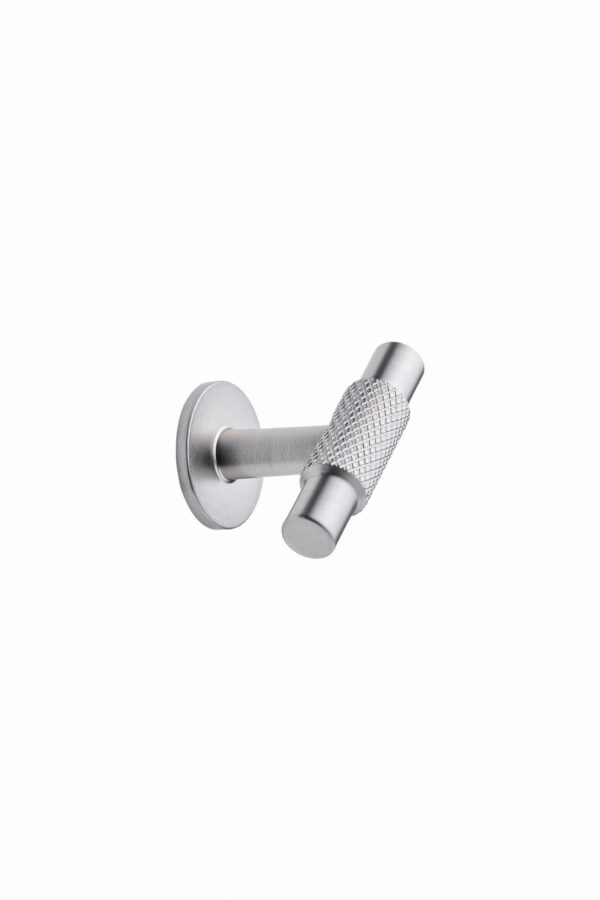 Gałka meblowa T-Bar Manor T 54 Metalowa Srebrna