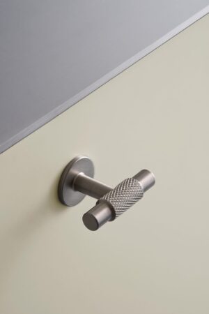 Gałka meblowa T-Bar Manor T 54 Metalowa Srebrna
