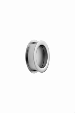 Uchwyt meblowy wpuszczany Tub Round 52,5 Metalowy Srebrny