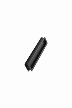 Uchwyt meblowy wpuszczany Tub Straight 190,3 Metalowy Czarny Matowy